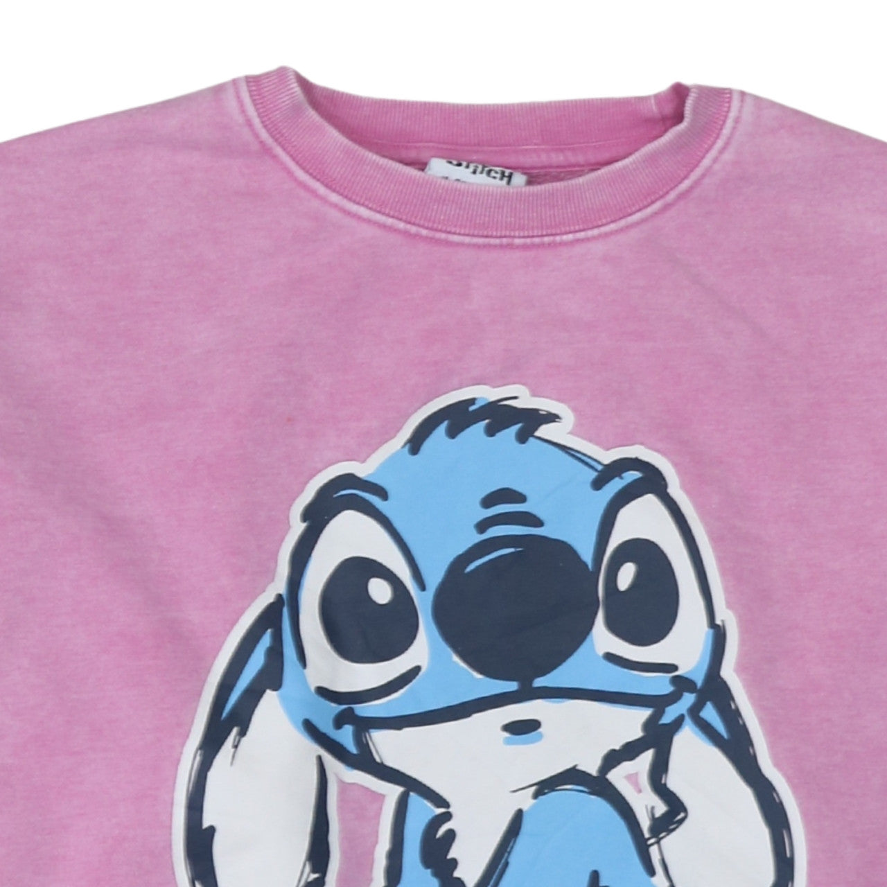Primark Disney Lilo & Stitch Pink Sweatshirt Women 2XS Pullover
