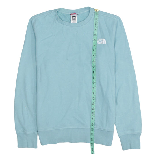 The North Face Womens Blue Cotton Pullover Sweatshirt L