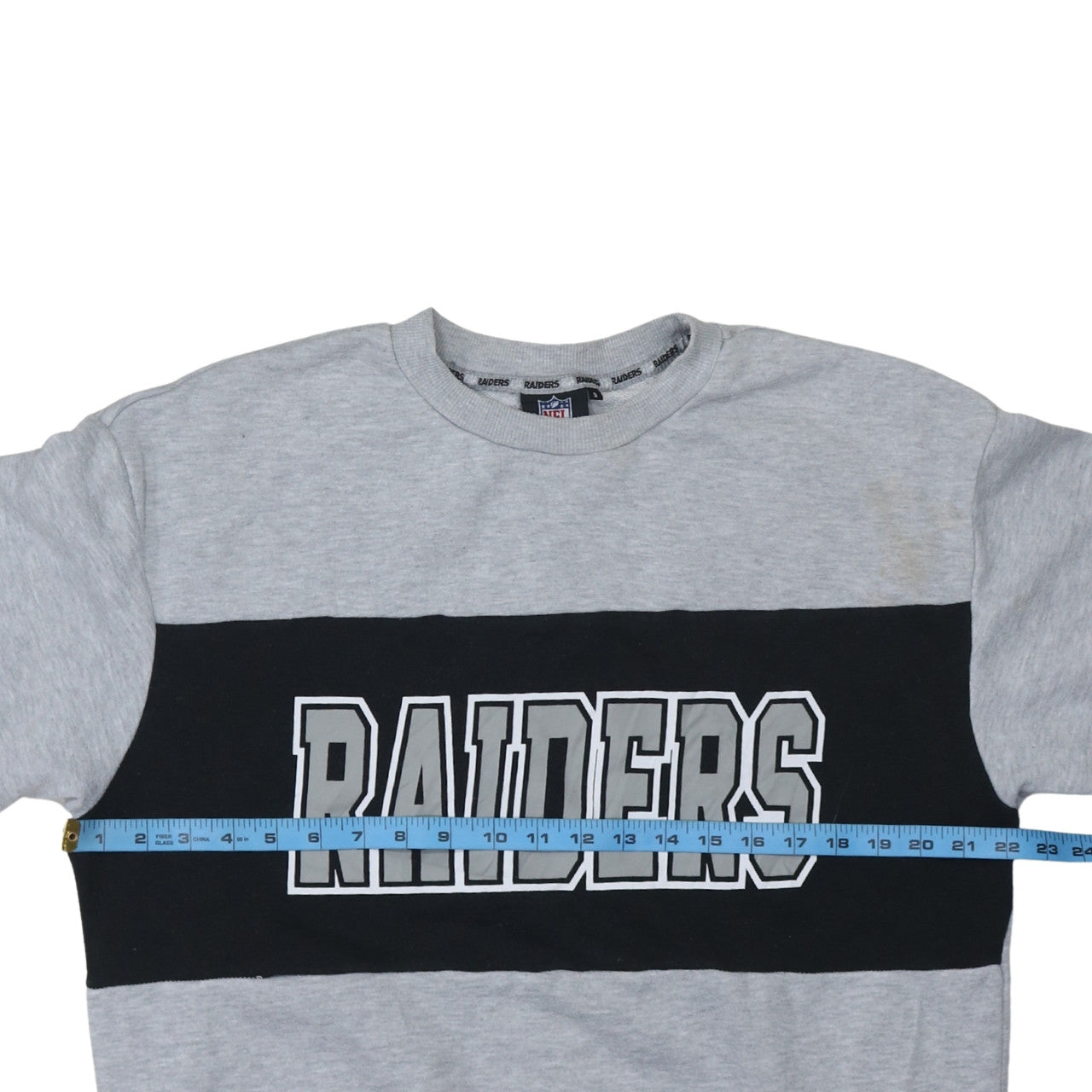 Primark NFL Raiders Grey Men's Pullover Sweatshirt S Regular Fit