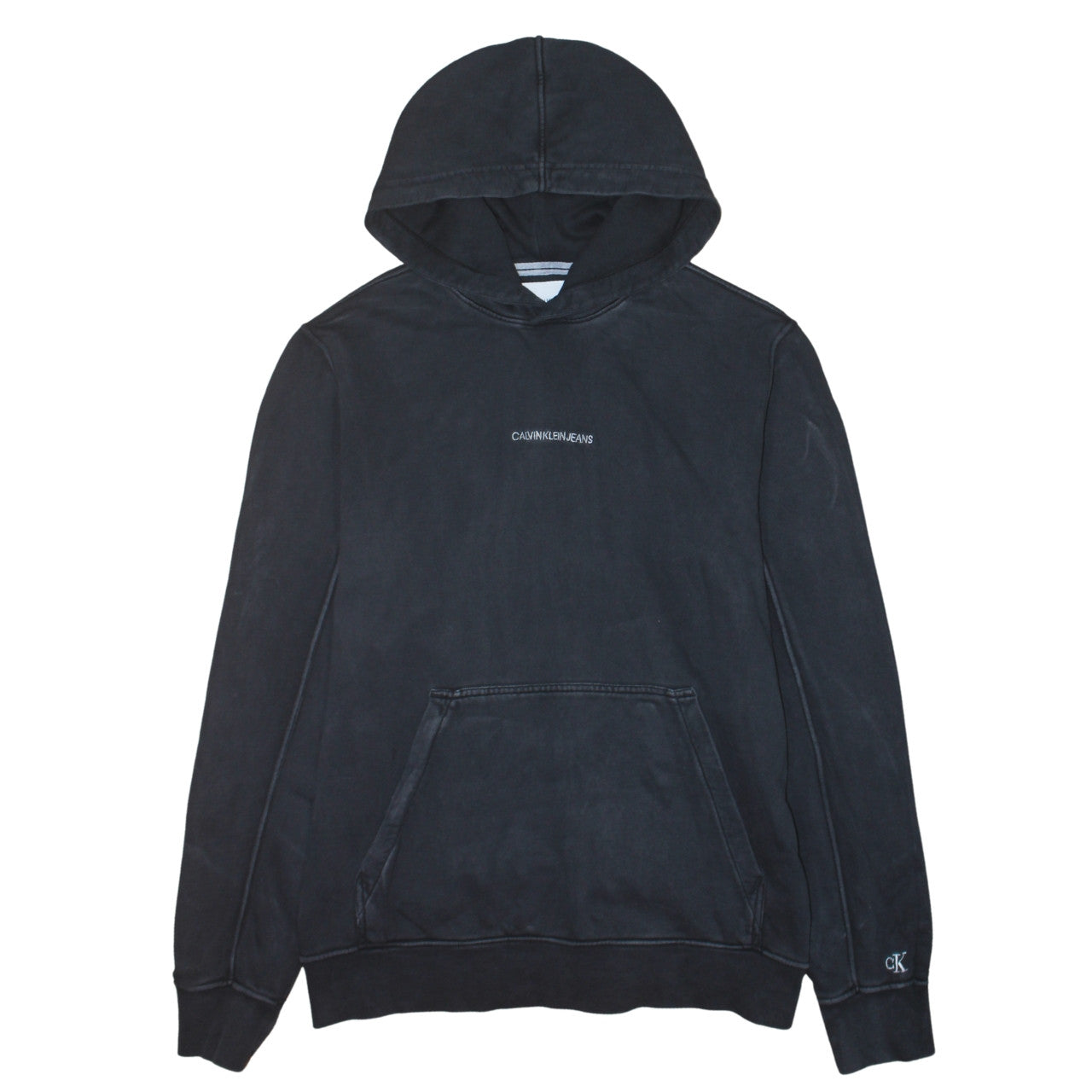 Calvin Klein Jeans Men's Black Pullover Hoodie Size M