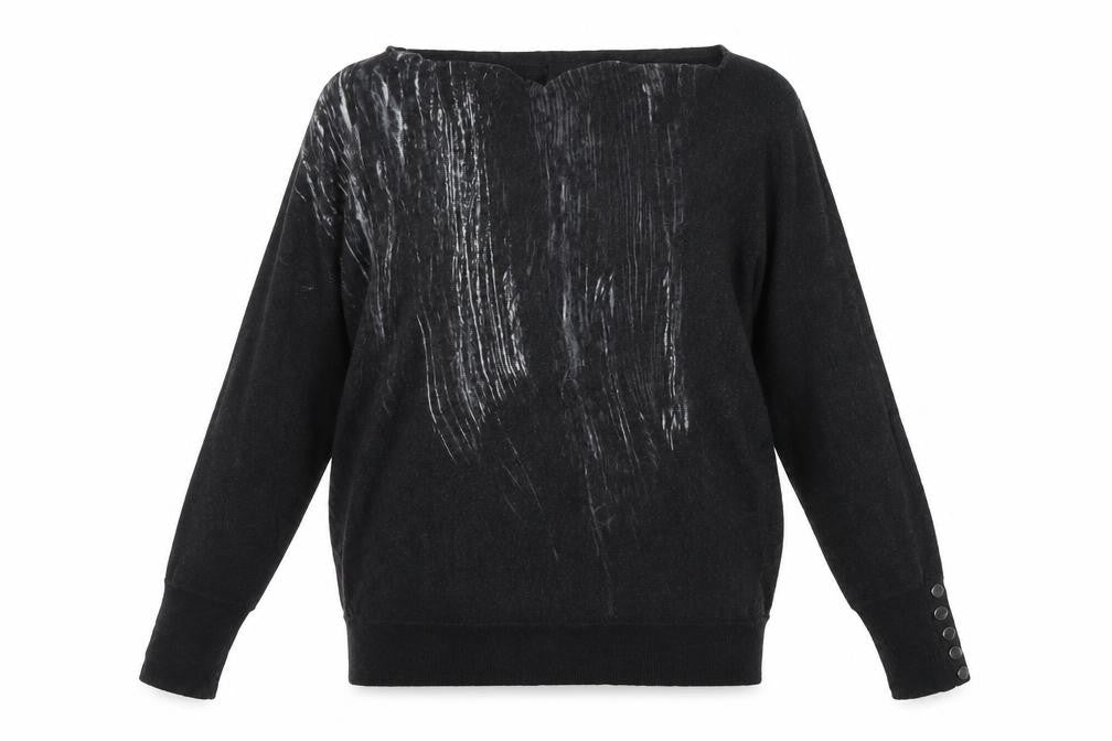Mint Velvet Women's Black Boat Neck Cashmere Blend Jumper Size S