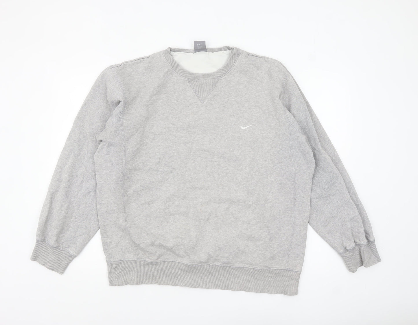 Nike Men's Grey XL Crew Neck Pullover Sweatshirt