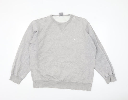 Nike Men's Grey XL Crew Neck Pullover Sweatshirt