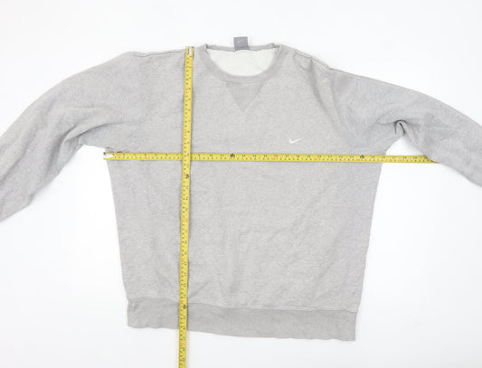 Nike Men's Grey XL Crew Neck Pullover Sweatshirt