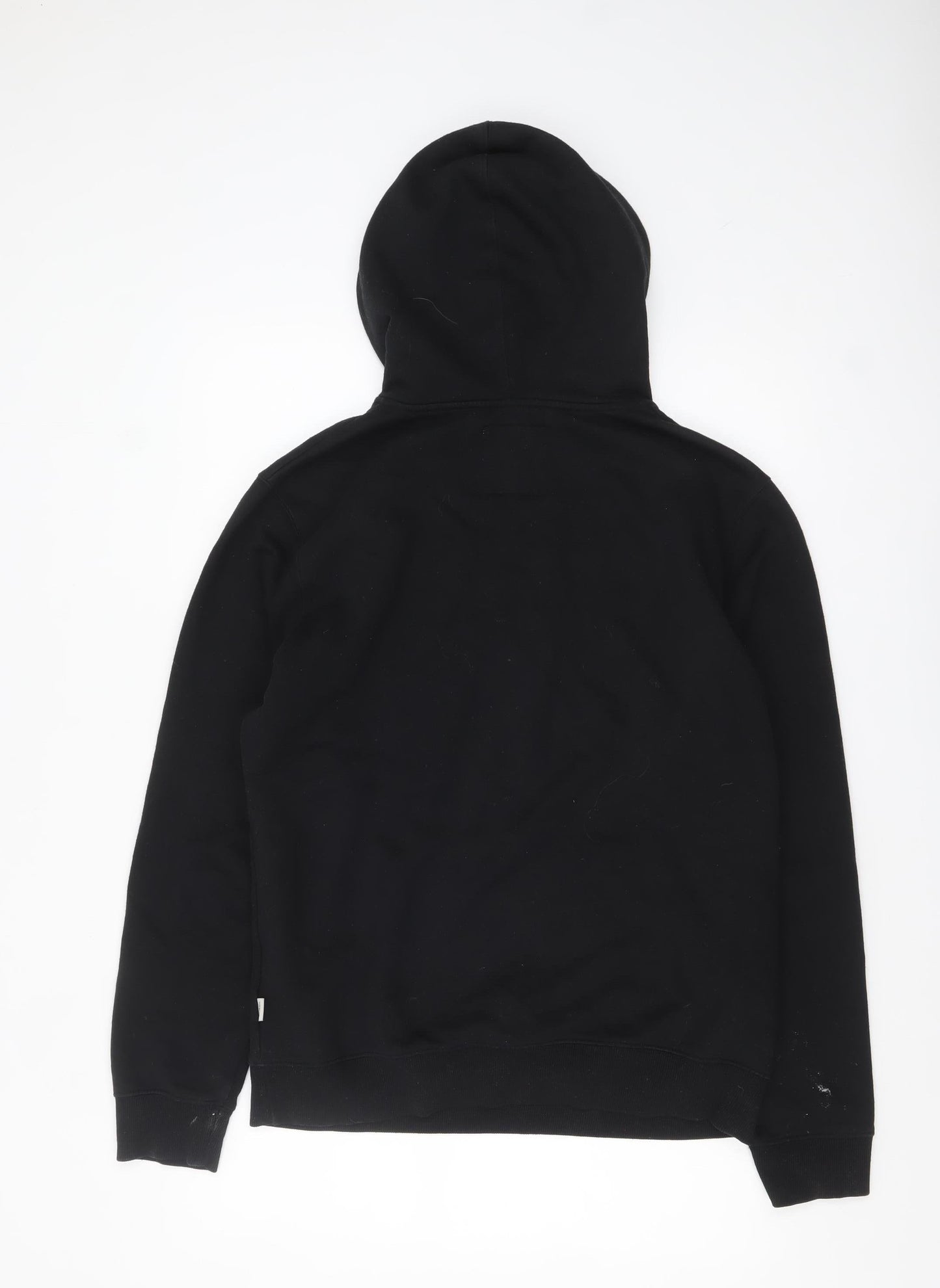 Vans Men's Black Pullover Hoodie Medium Logo Skate Sweatshirt