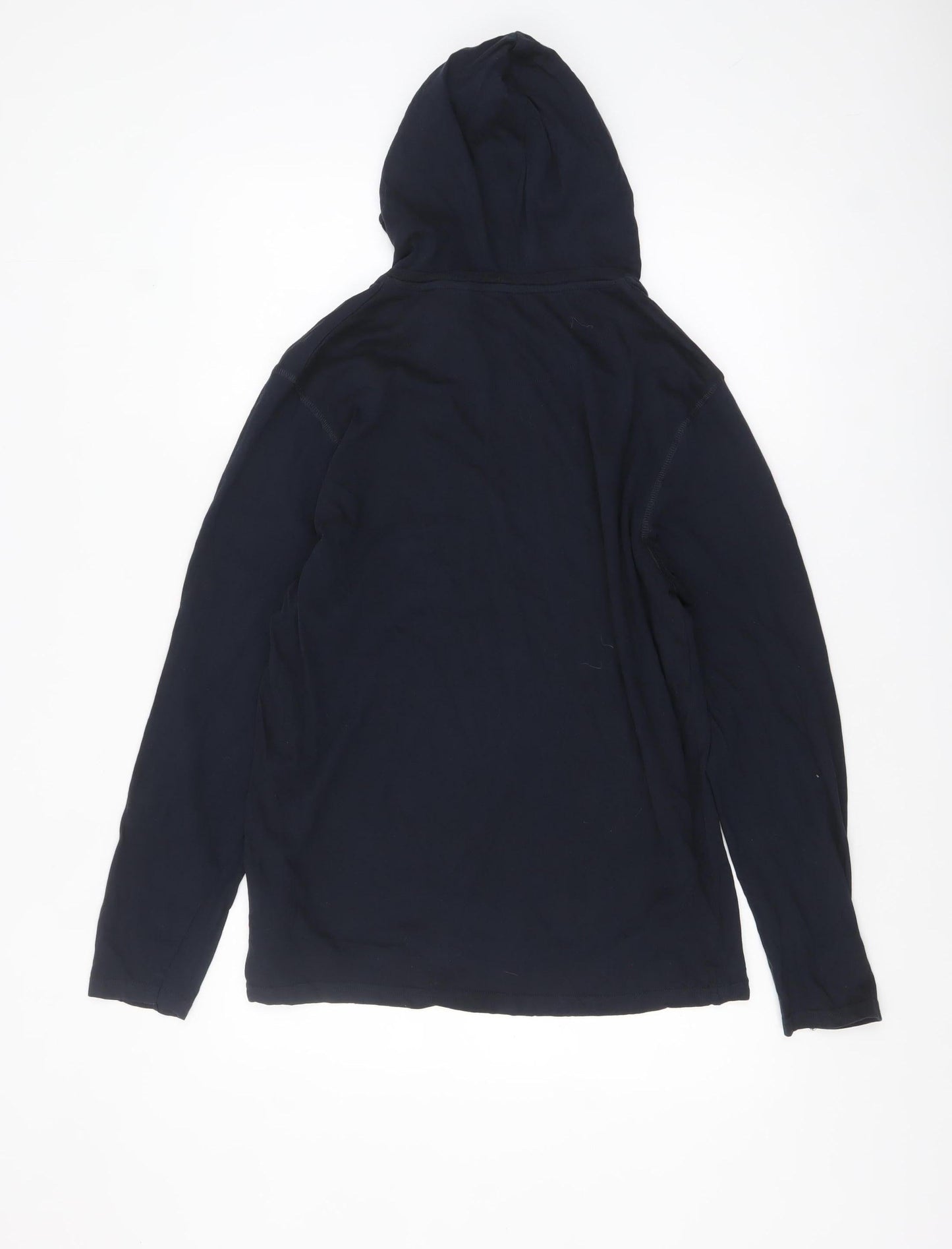 Brave Soul Men's Blue Cotton Pullover Hoodie Size M