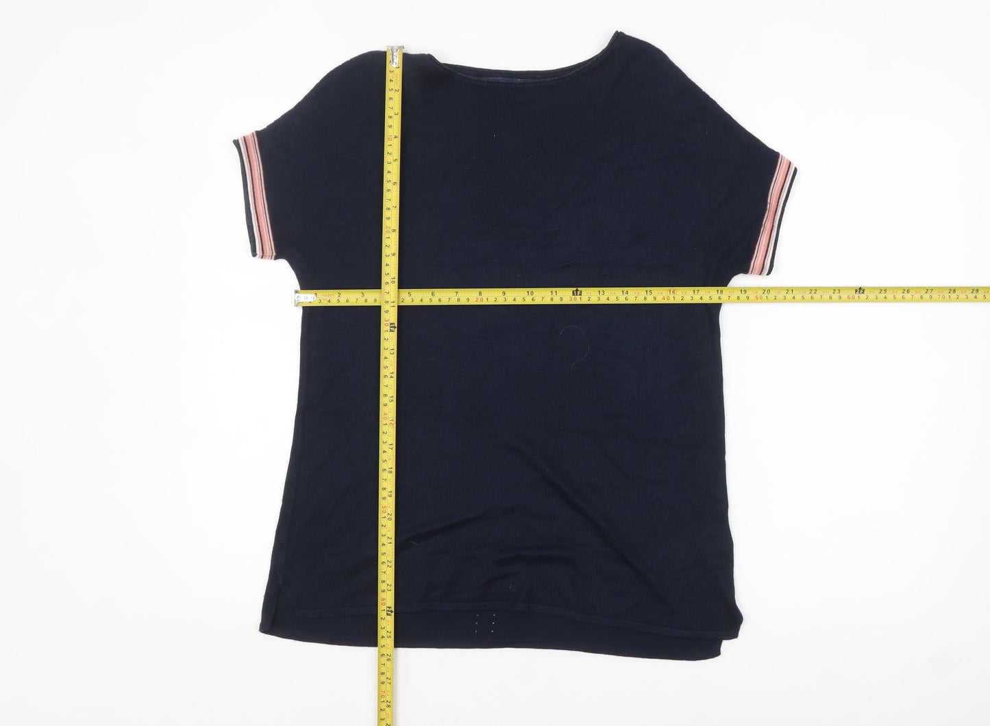 Next Women’s Blue Short Sleeve Basic Knit T-Shirt Size 10