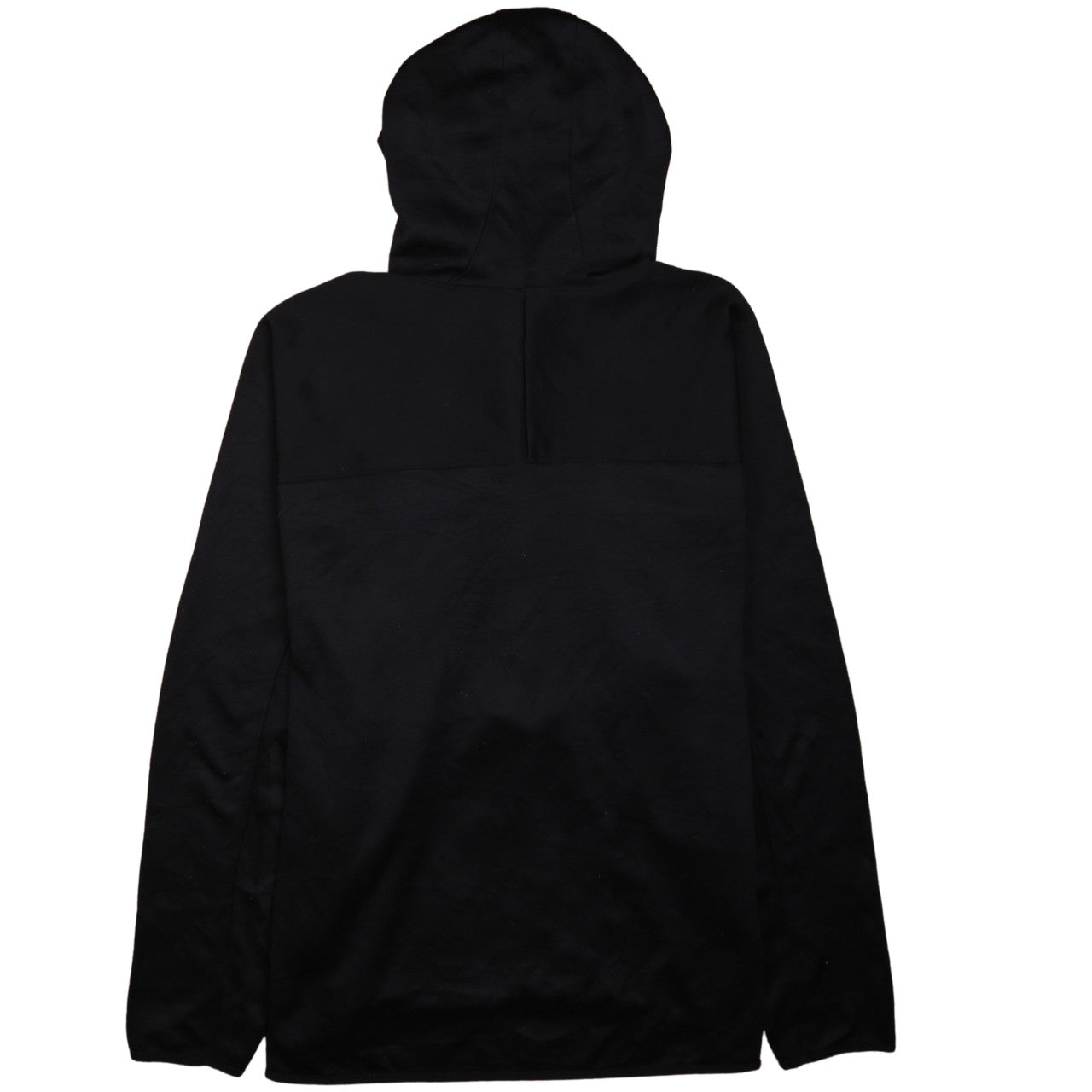 Reebok Men’s Black XL 1/2 Zip Hoodie with Red Stripe Sportswear