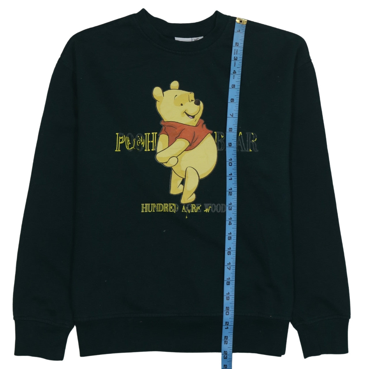 Disney Primark Women Black 2XS Pullover Sweatshirt Winnie the Pooh