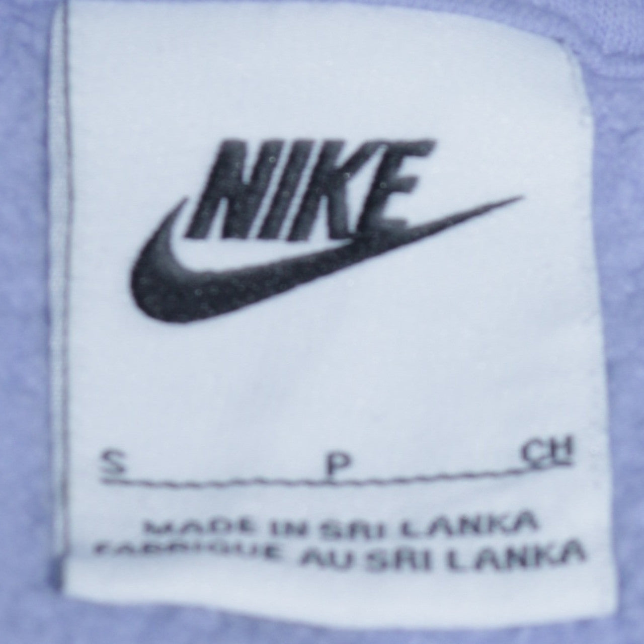 Nike Women Lavender Pullover Hoodie Small Cotton Blend Sweatshirt