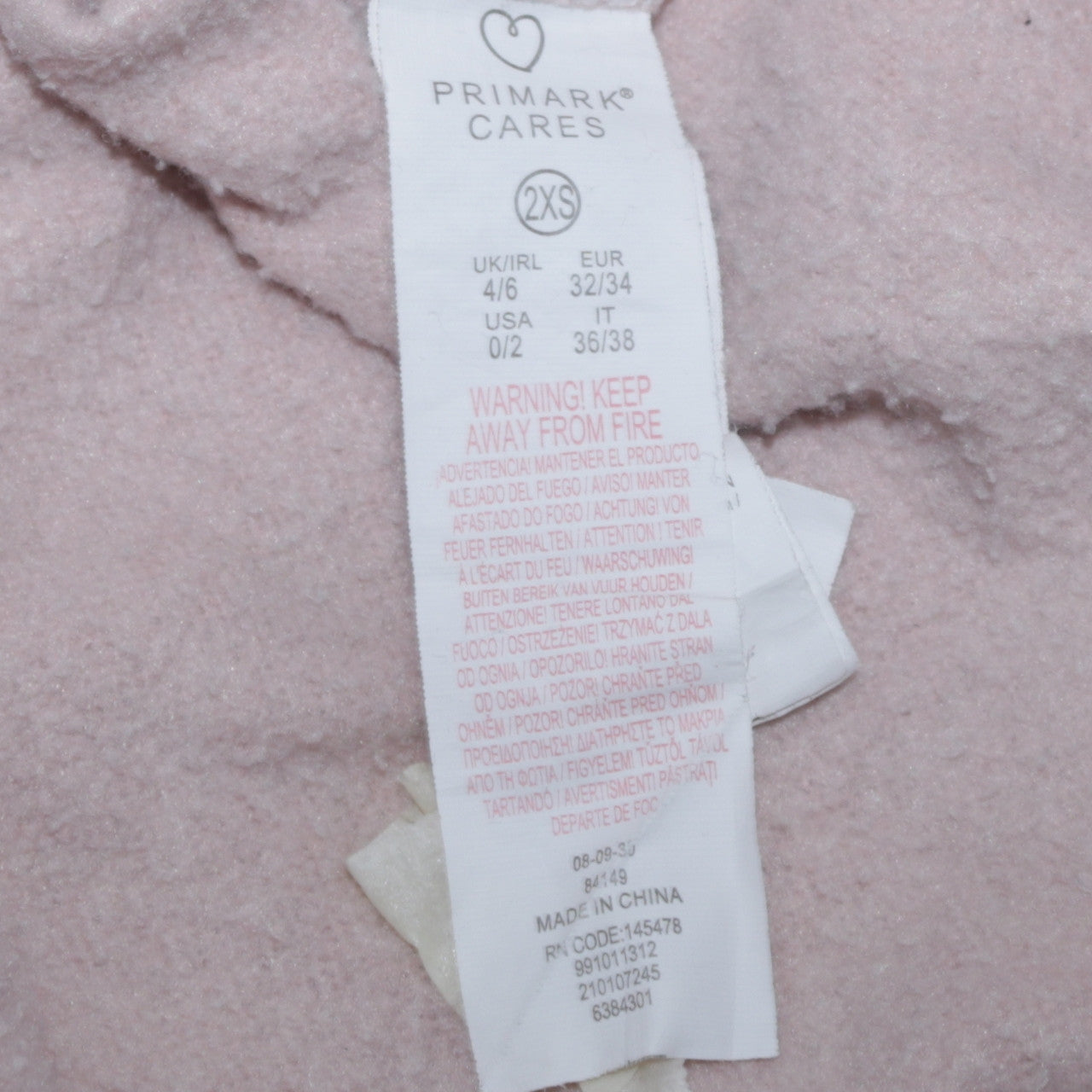 Primark Disney Women Pink Minnie Mouse Pullover Sweatshirt 2XS