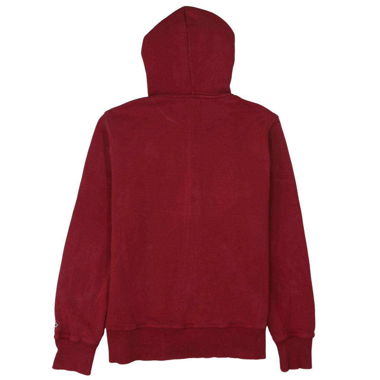 Nike Men's Red Full Zip Hoodie Sweatshirt Size M Cotton Blend