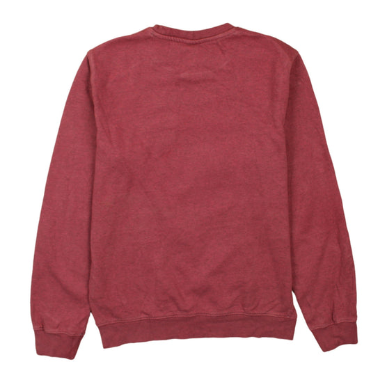 Champion Womens Red Crew Neck Pullover Sweatshirt M Casual