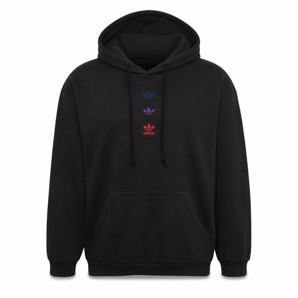 Adidas Womens Black Pullover Hoodie UK 12 Hooded Sweatshirt