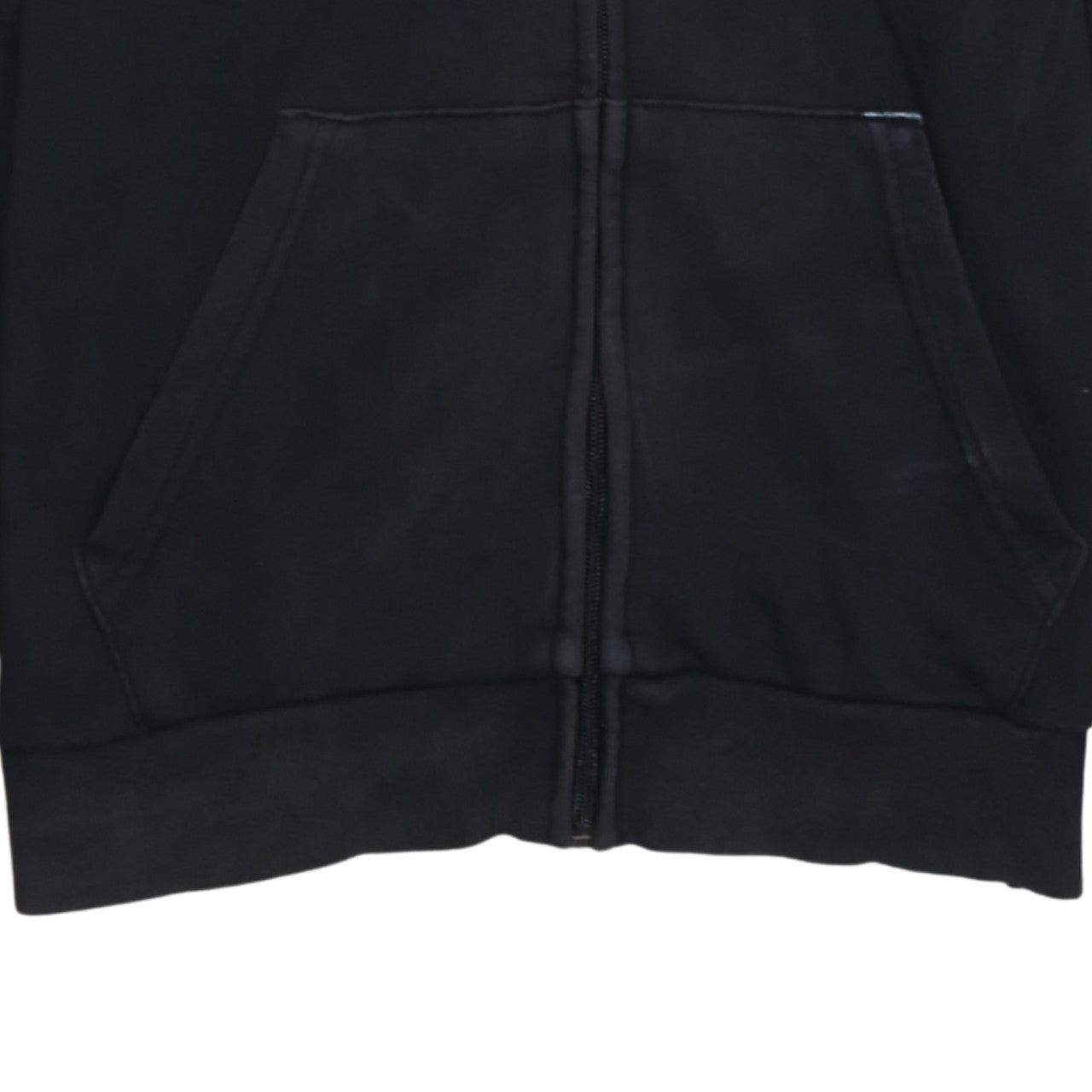 Adidas Men's Black Full Zip Hoodie Small Logo Hooded Sweatshirt