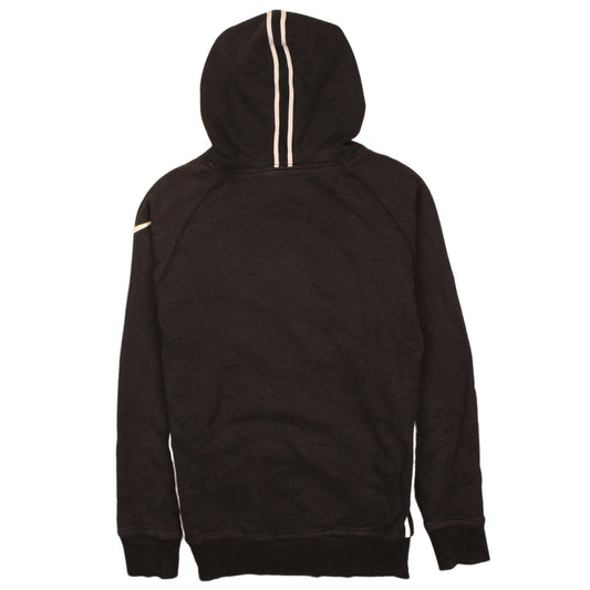Nike Women Black XS Pullover Hoodie with Drawstring Detail