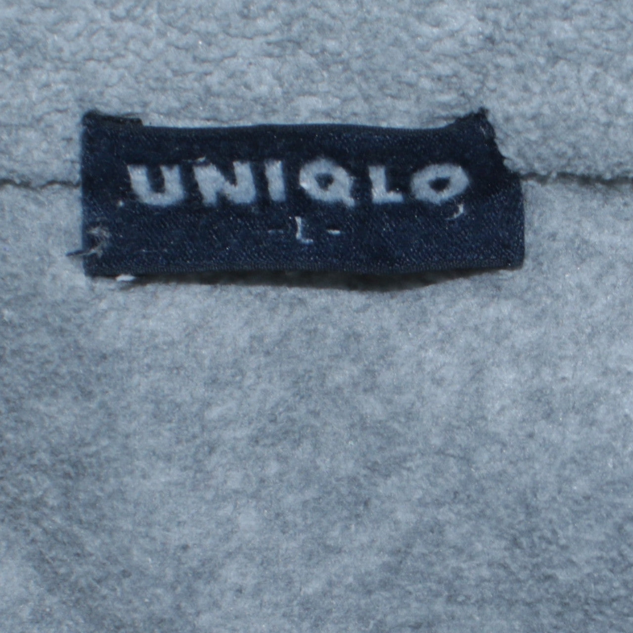 Uniqlo Men's Grey Fleece Full Zip Lightweight Jacket L