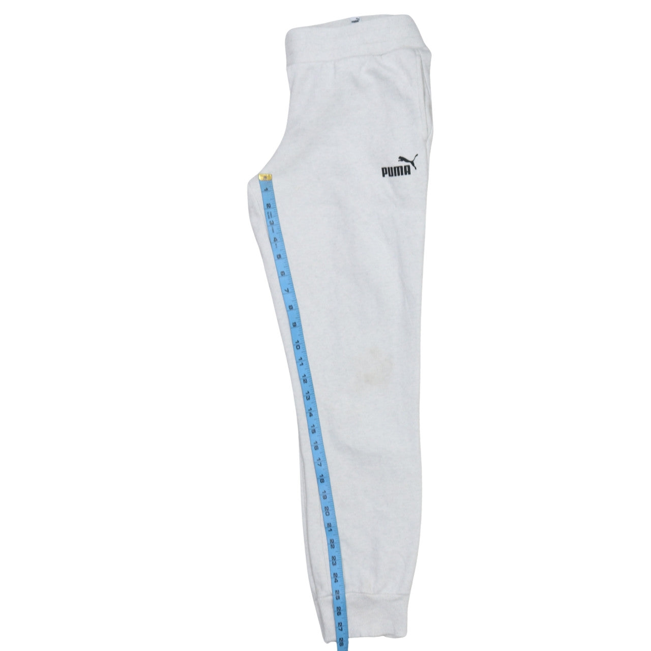 Puma Womens Grey Size 12 Sweatpants Joggers Tapered Leg