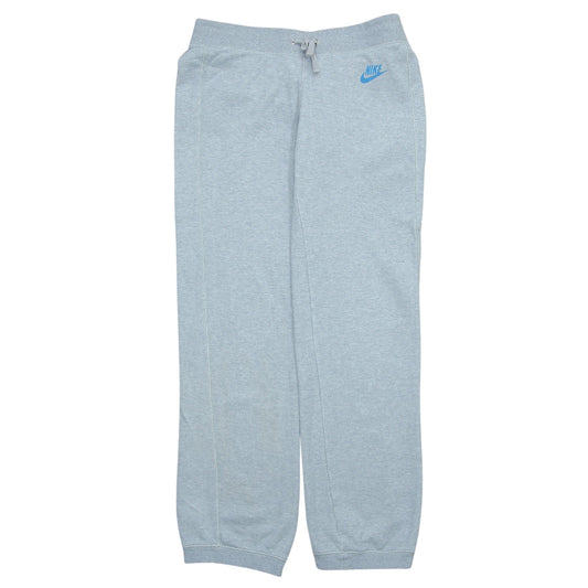 Nike Women Grey Cotton Sweatpants Small Elastic Waist Joggers