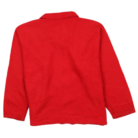 Columbia Boys Red Fleece Full Zip Sweatshirt S