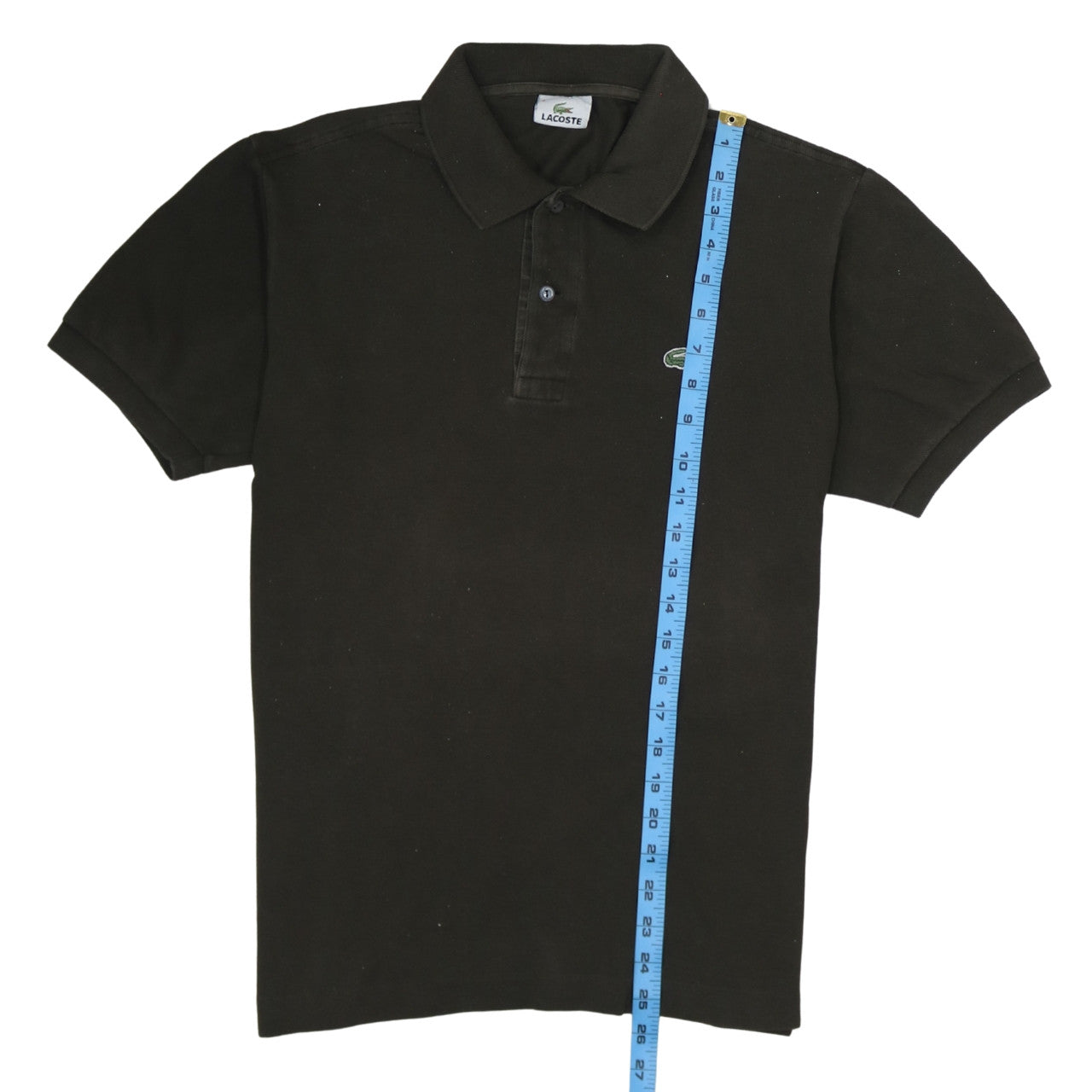 Lacoste Men's Black Cotton Polo Shirt Size M Regular Fit