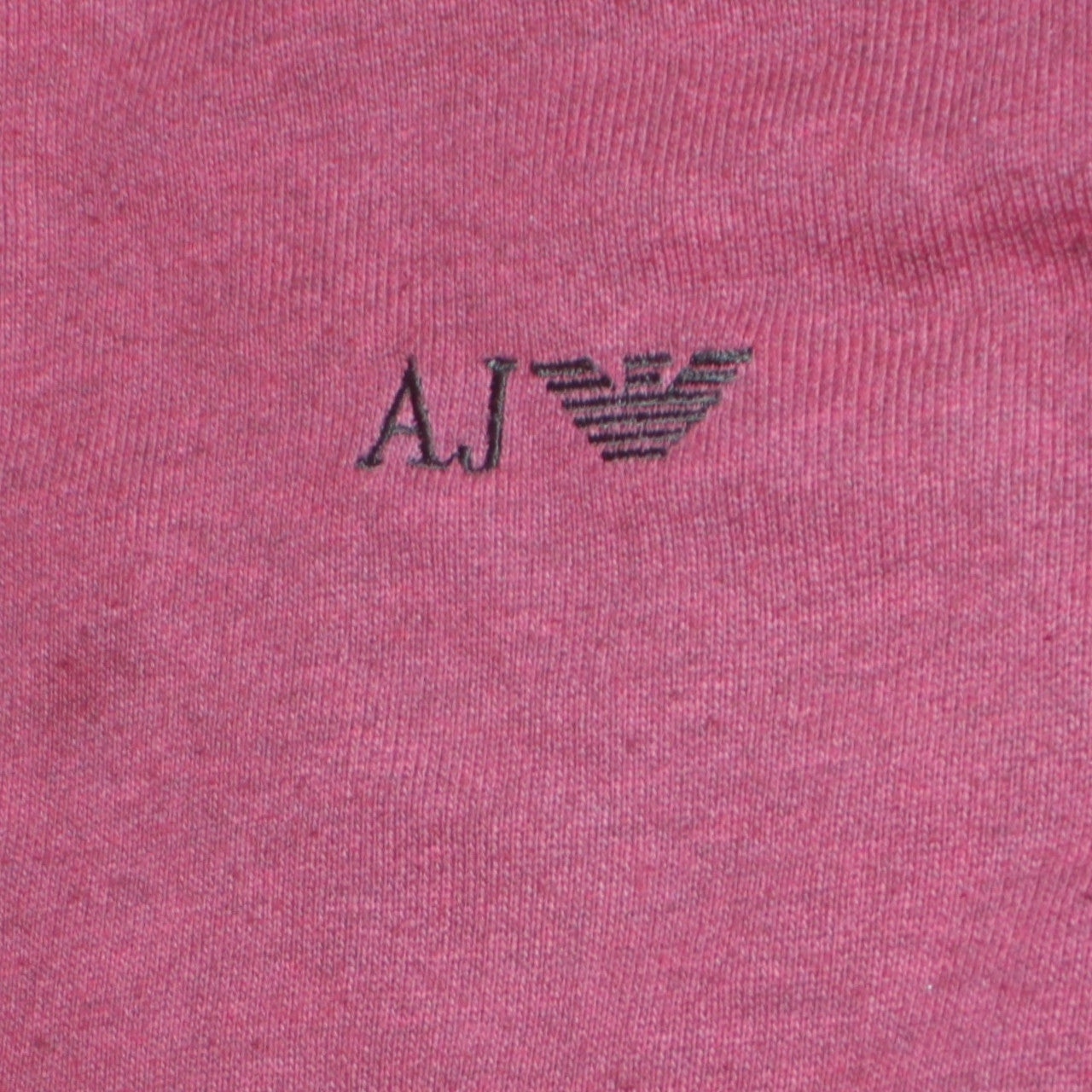 Armani Jeans Men's Red Cotton Crew Neck Pullover Sweatshirt M