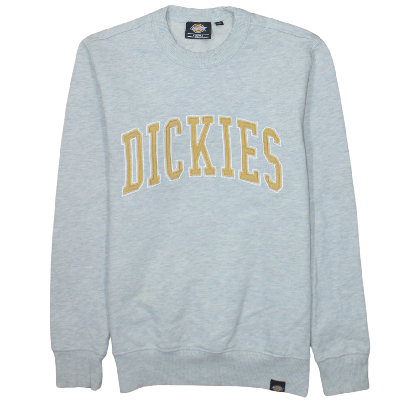 Dickies Mens Grey XS Embroidered Logo Pullover Sweatshirt
