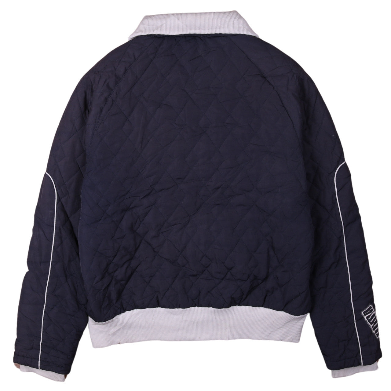 Puma Women's Blue Quilted Full Zip Activewear Jacket Size 12
