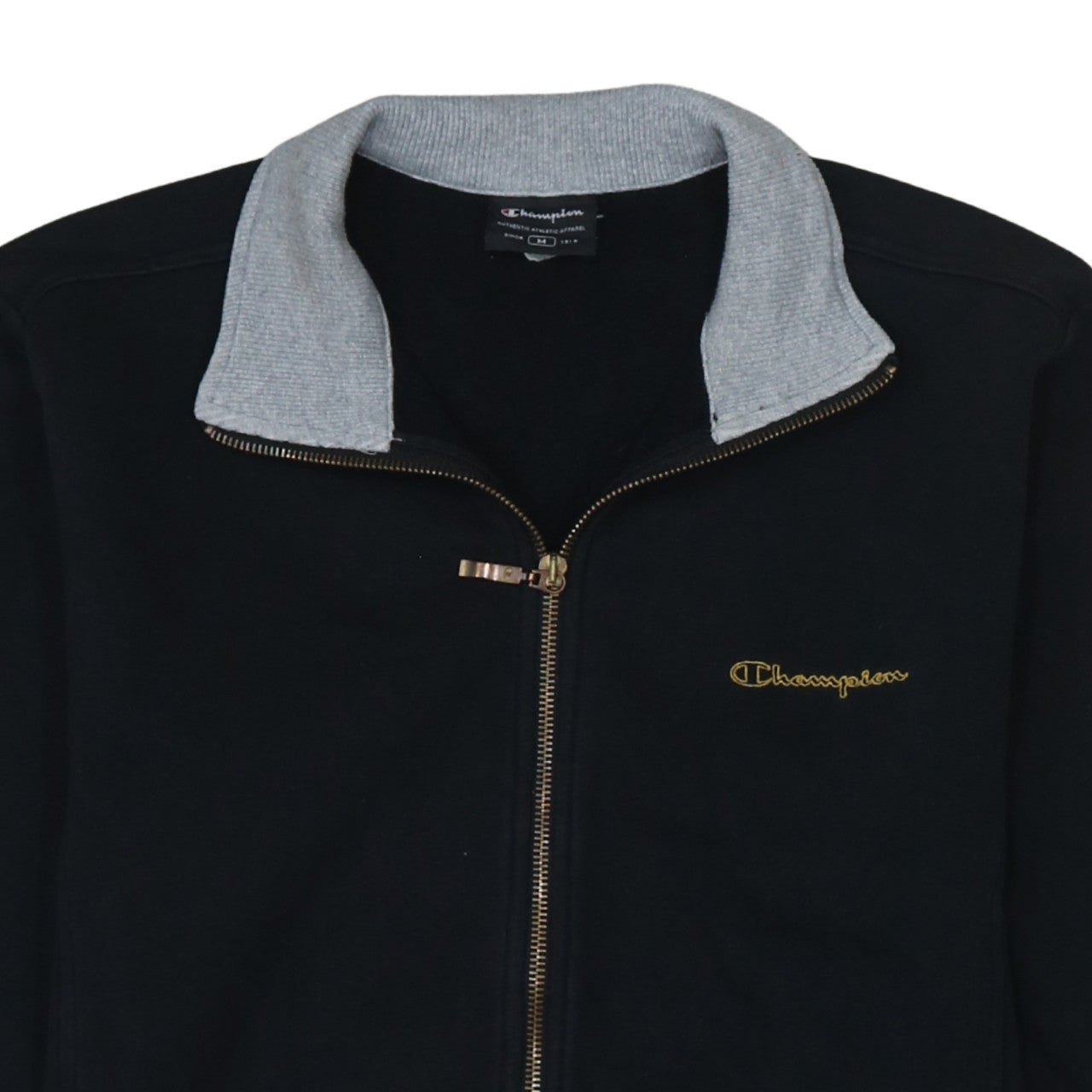 Champion Men's Black Full Zip Sweatshirt M Sports Style