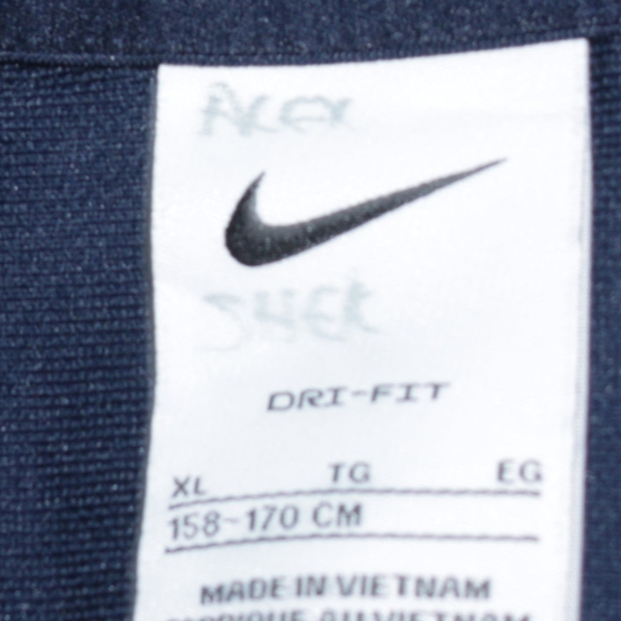 Nike Boys Blue Dri-Fit Full Zip Sweatshirt Jacket XL 158-170cm
