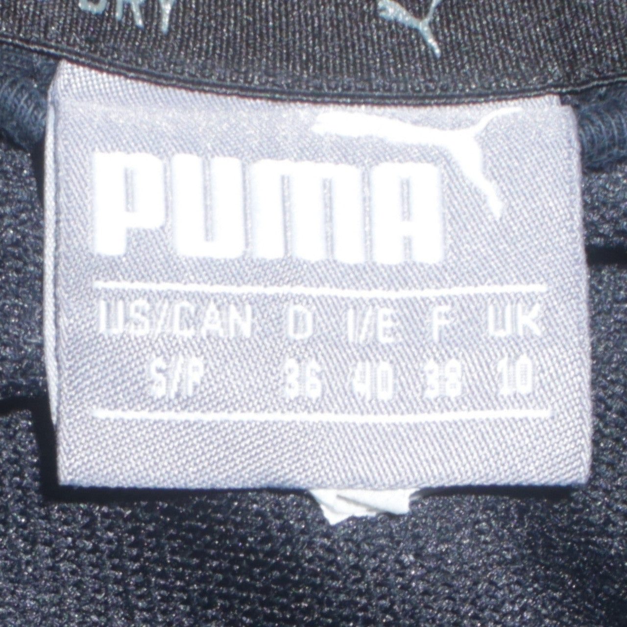 Puma Womens Black Size 10 Full Zip Hoodie Sweatshirt