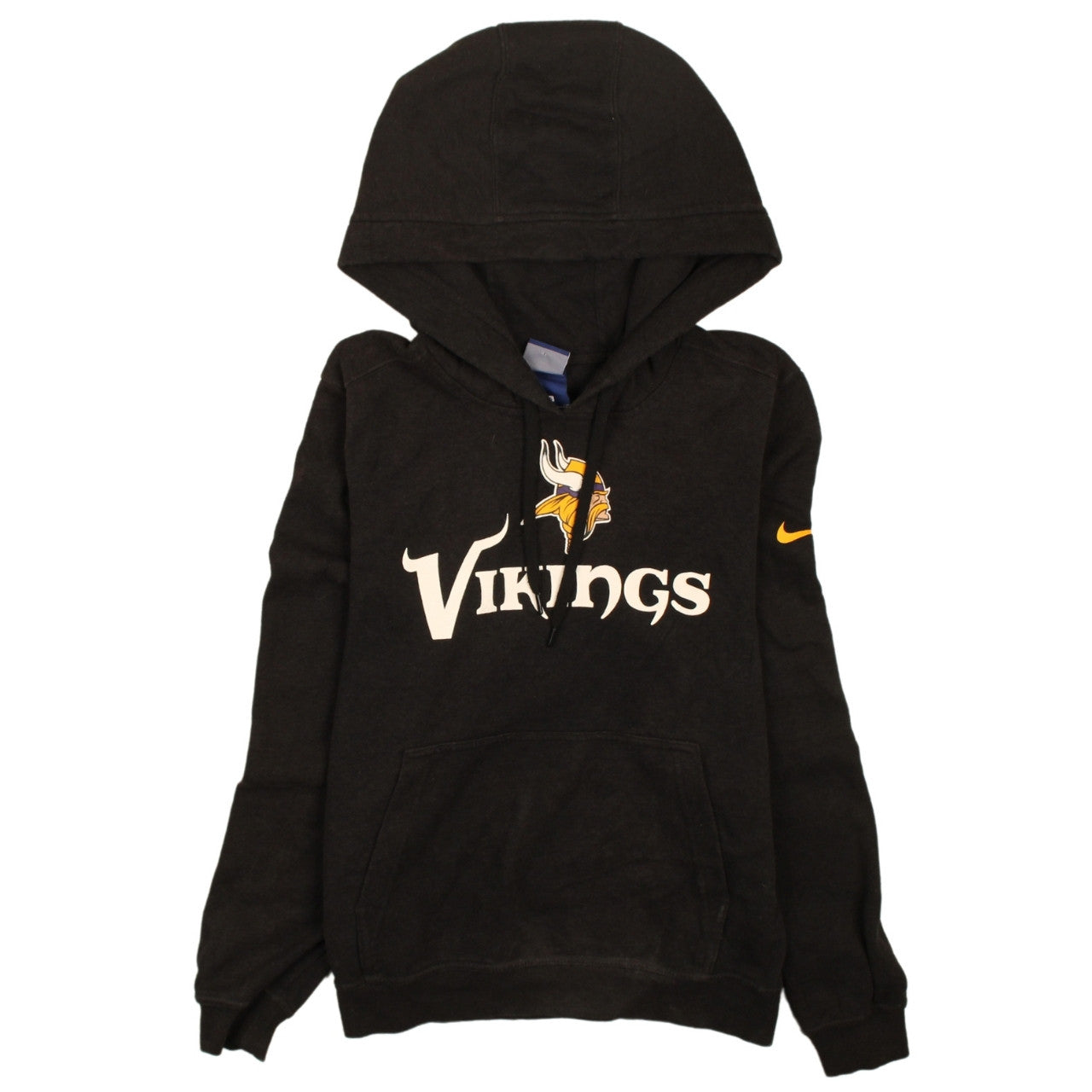 Nike Men's Black Vikings Pullover Hoodie Size S
