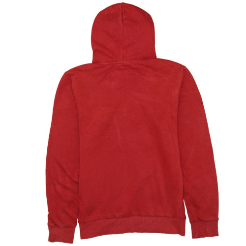 Puma Men's Red Pullover Hoodie M Logo Graphic Sportswear
