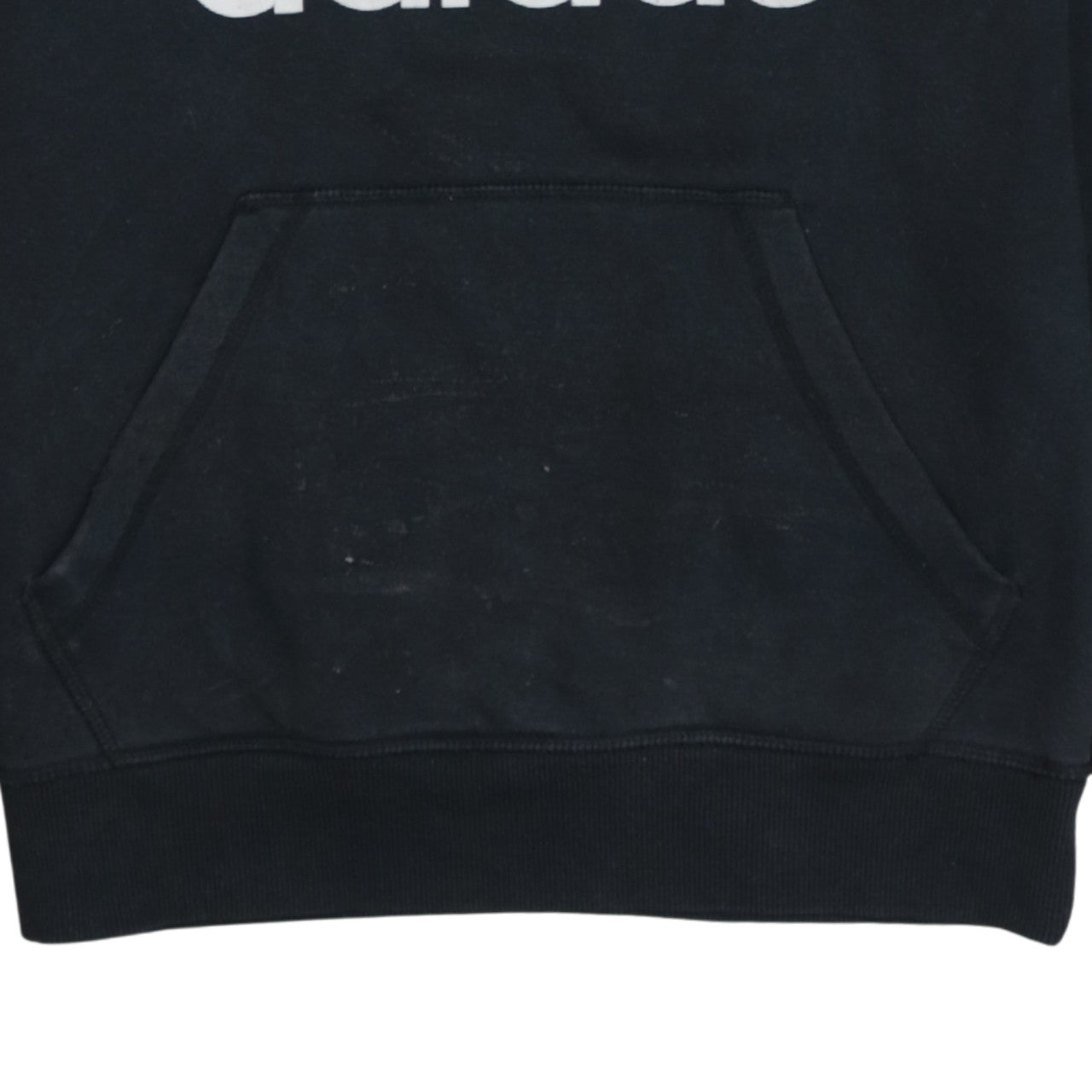 Adidas Men's Black Pullover Hoodie S Logo Fleece Sweatshirt