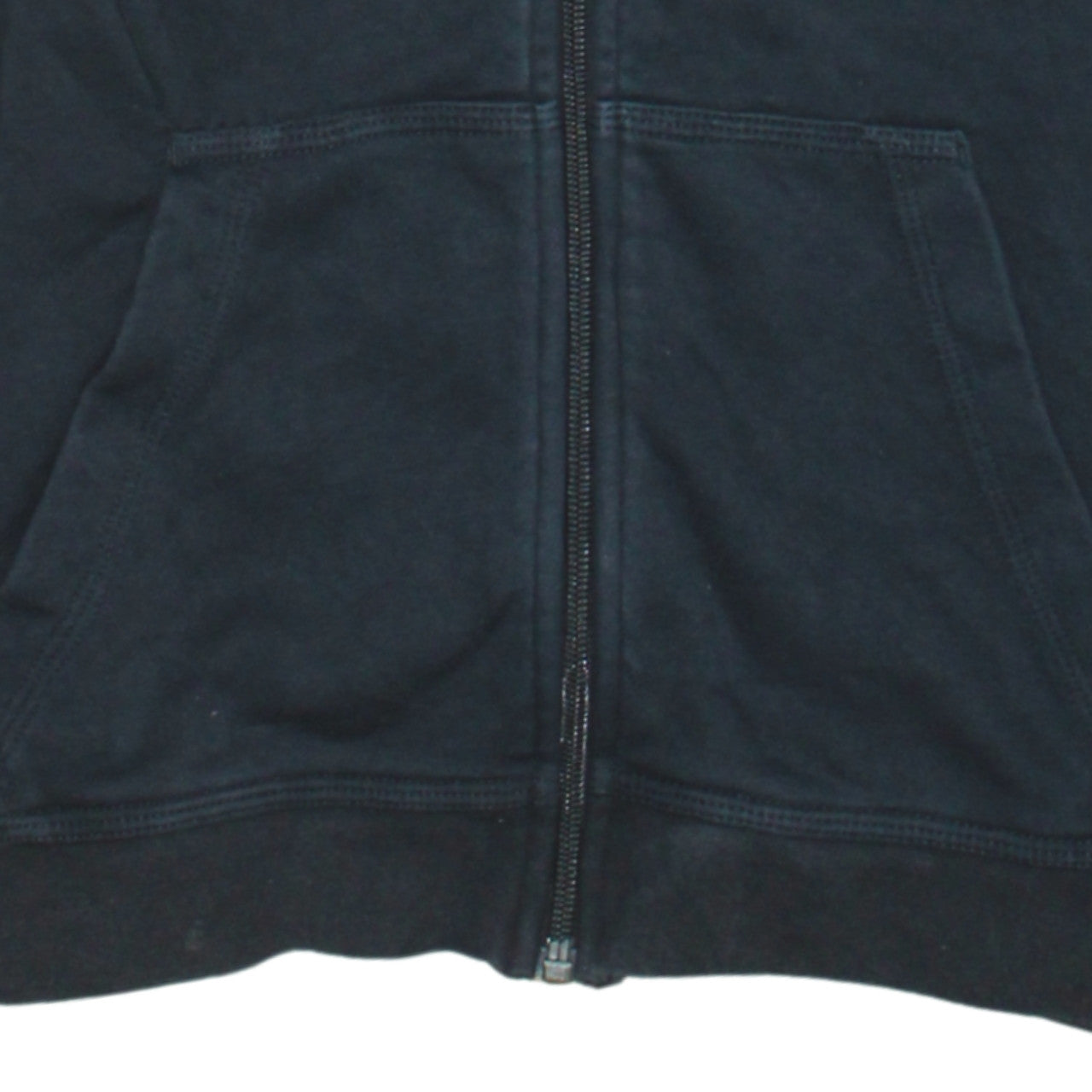 Nike Boys Black Full Zip Hoodie M (137-147cm) Fleece Sweatshirt
