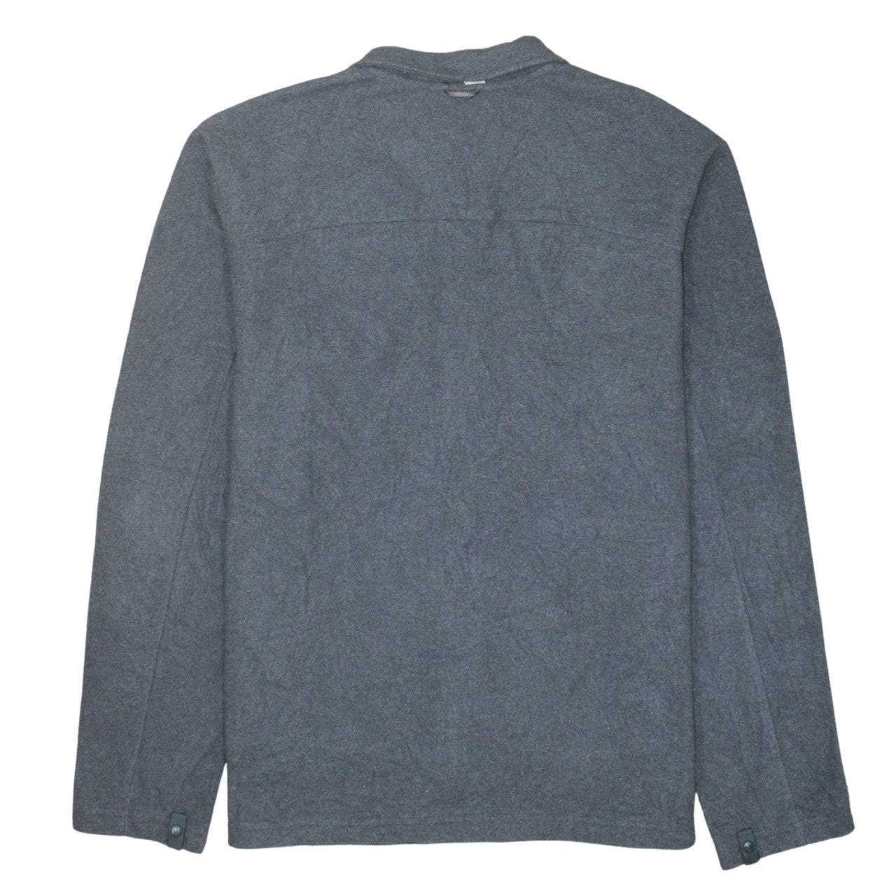 The North Face Men's Grey Fleece Full Zip Jacket Size L