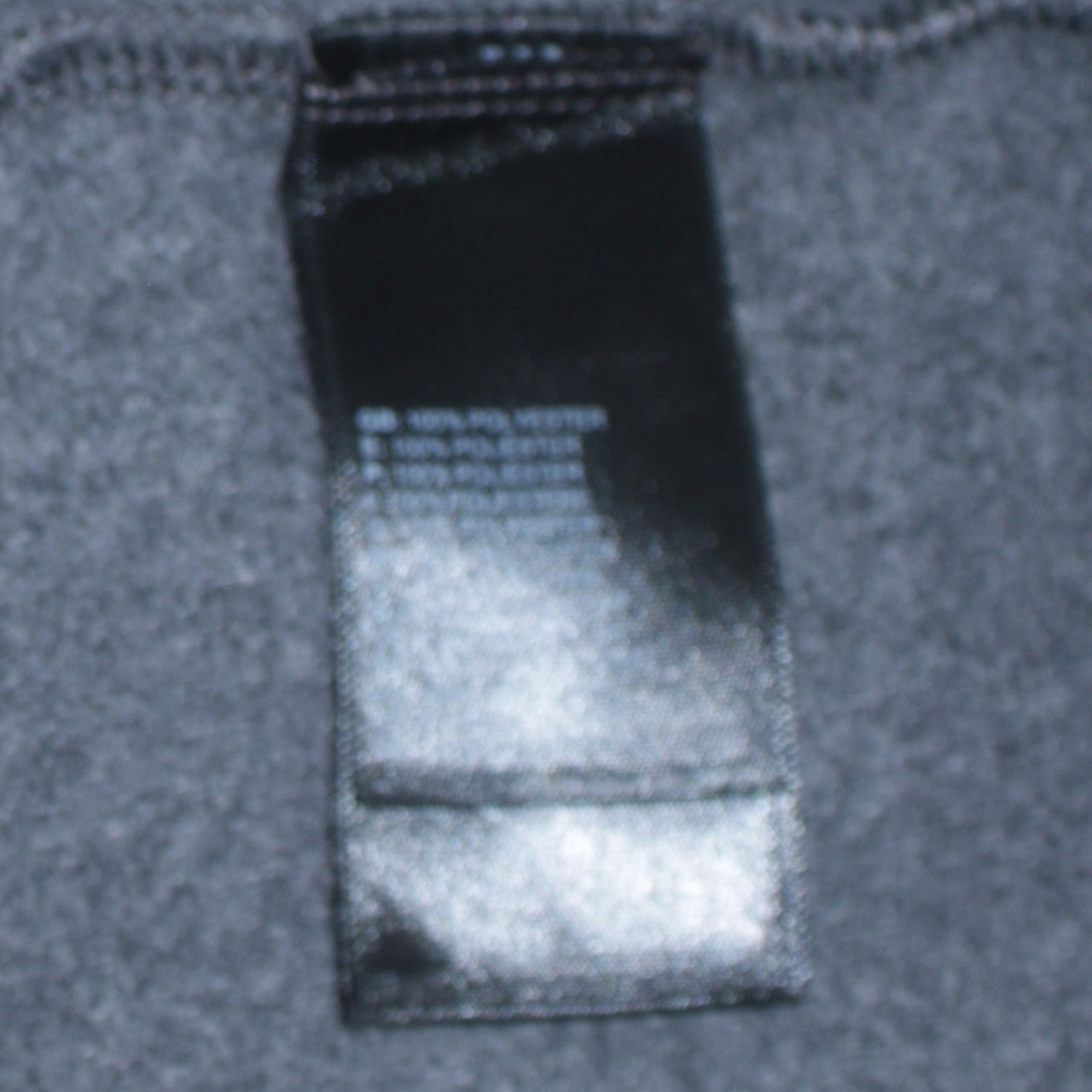 The North Face Men's Grey Fleece Full Zip Jacket Size L