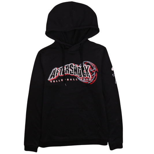 Asics Mens Black XS Pullover Hoodie Volleyball Club Graphic