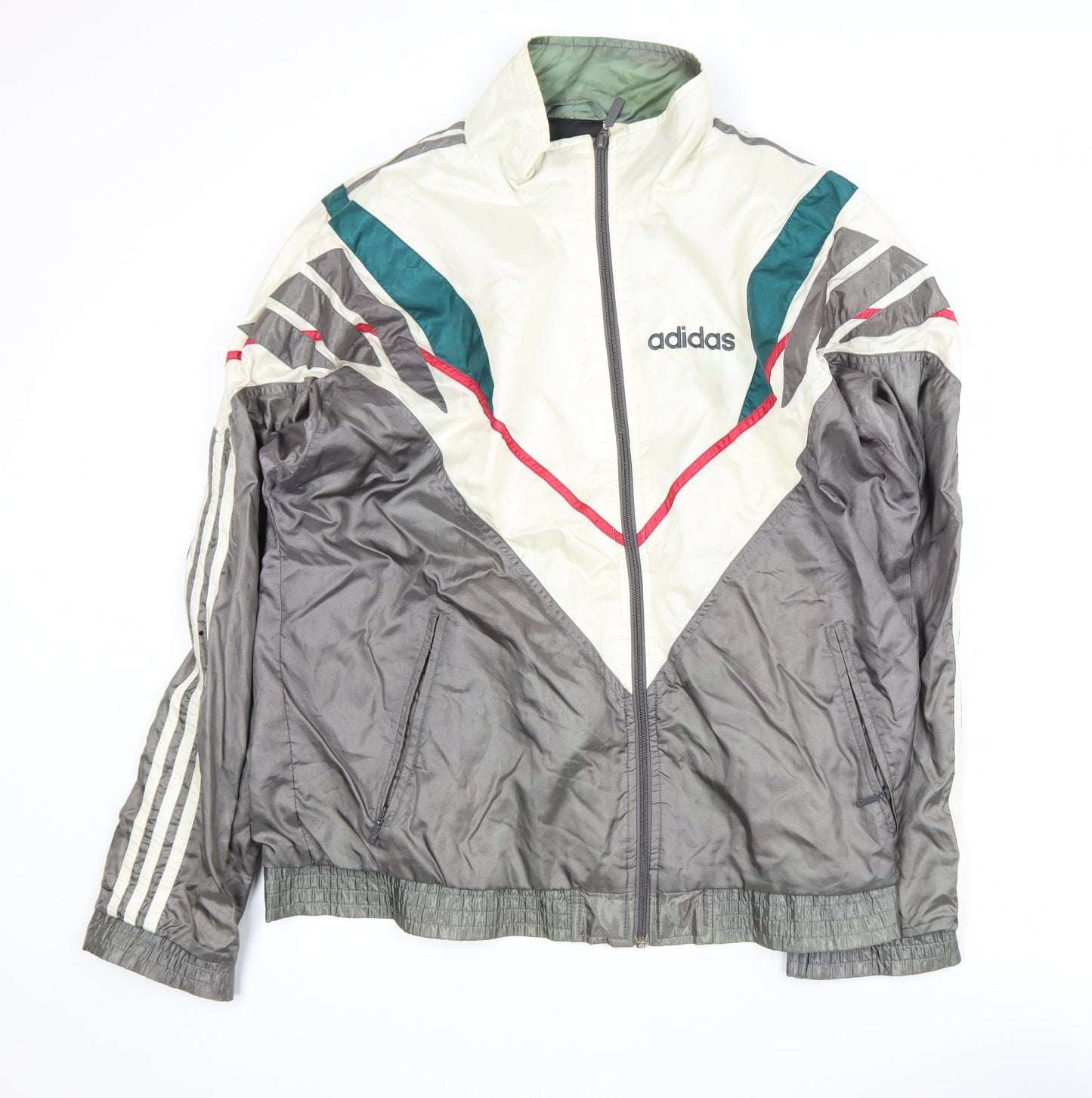Adidas Men’s Multicoloured 90s Windbreaker Jacket Size 42 Regular