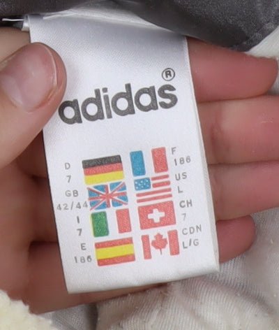 Adidas Men’s Multicoloured 90s Windbreaker Jacket Size 42 Regular