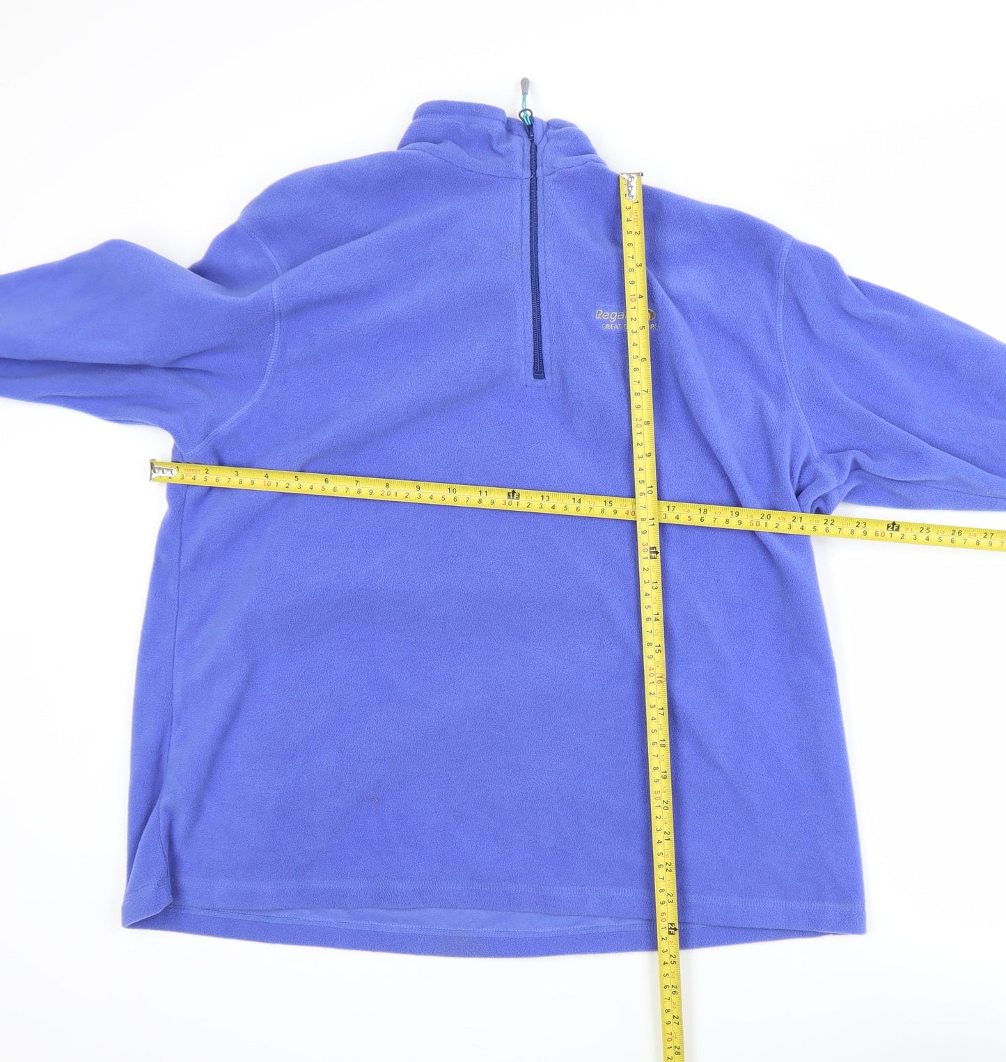 Regatta Women’s Blue Fleece 1/4 Zip Pullover Sweatshirt UK 20
