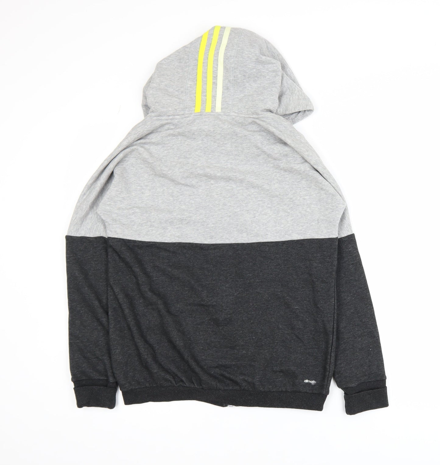 Adidas Womens Grey XS Track Jacket Hooded Full Zip Activewear