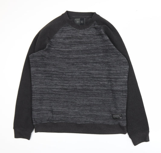 Dissident Men's Grey XL Pullover Sweatshirt Long Sleeve Crew Neck
