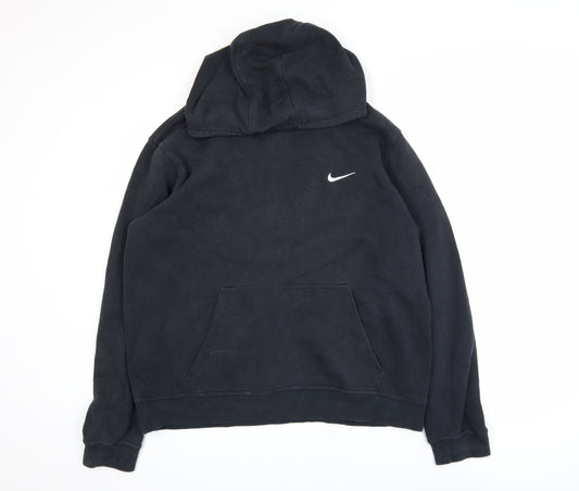 Nike Men's Black XL Pullover Fleece Hoodie with Logo