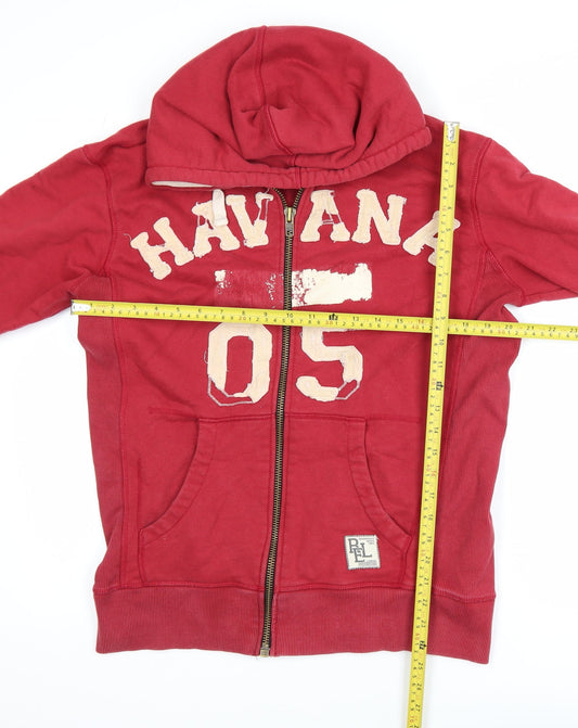 Religion Women’s Red Havana 05 Full Zip Hooded Track Jacket L