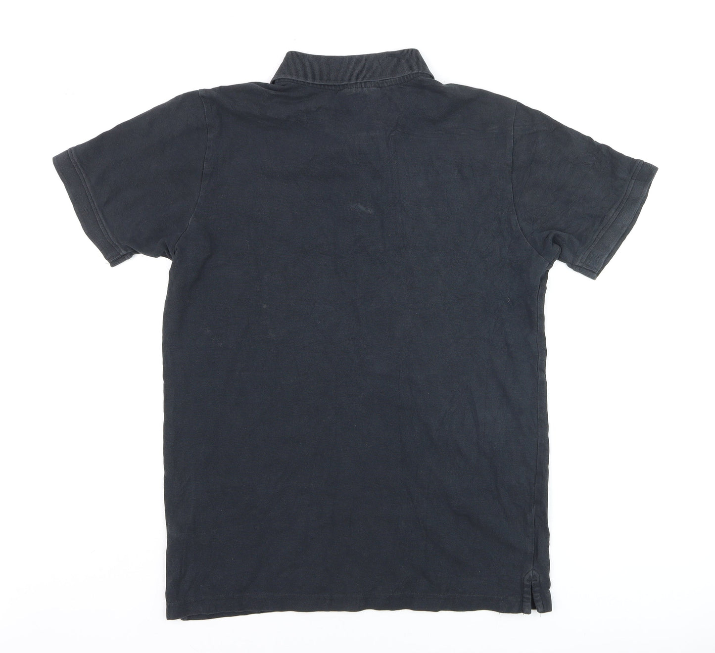 Kappa Men's Black Collared Short Sleeve Cotton Polo T-Shirt M