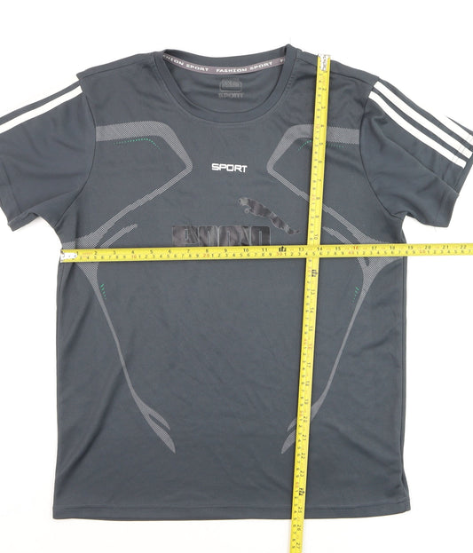 Fashion Sport Boys Grey XL Lightweight Active T-Shirt