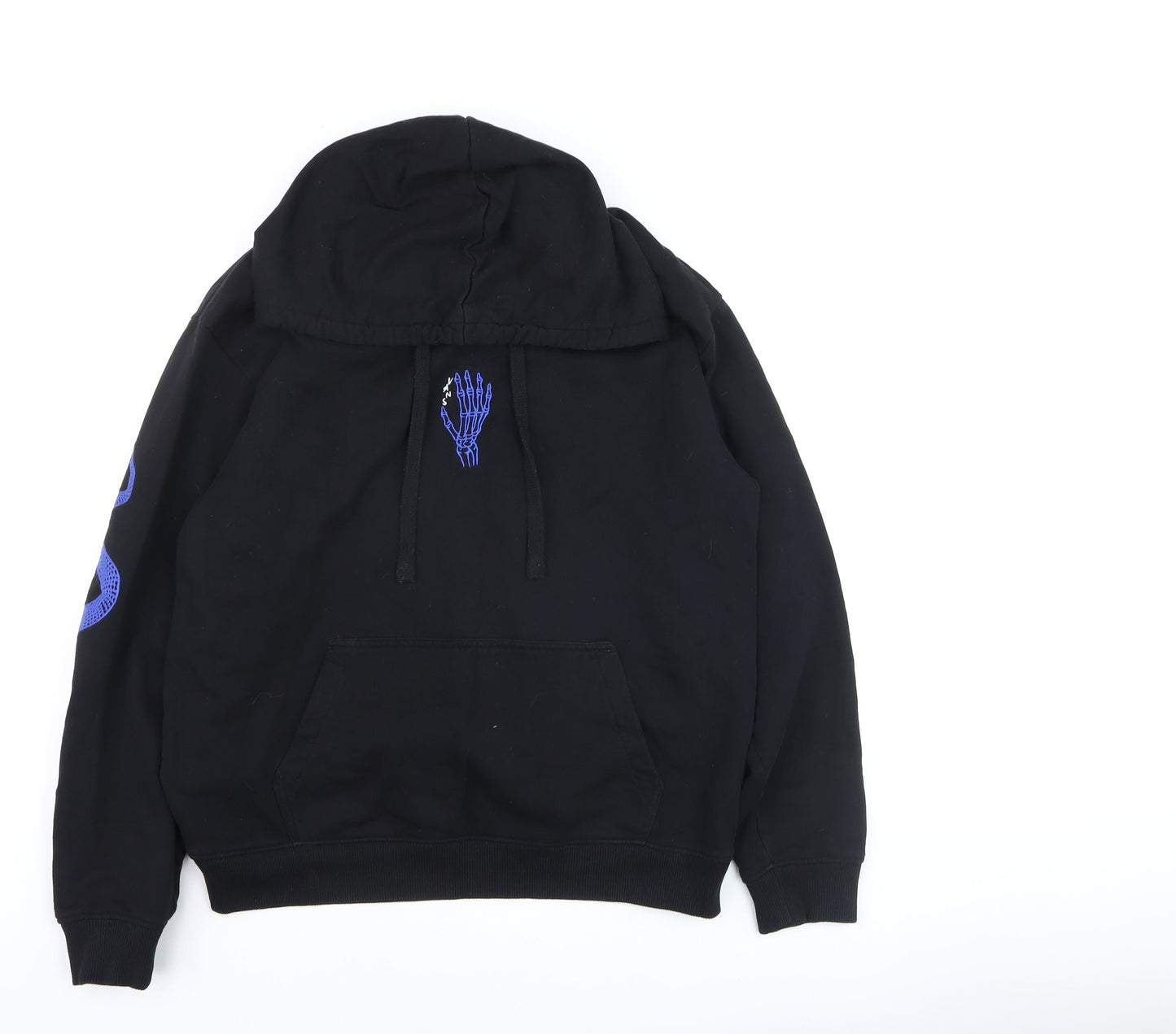 Vans Breana Geering Black Pullover Hoodie Men L Embroidered Snake Graphic
