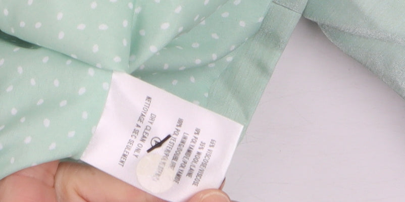 Minuet Women’s Mint Green Blazer UK 12 3/4 Sleeve Classic Formal Jacket