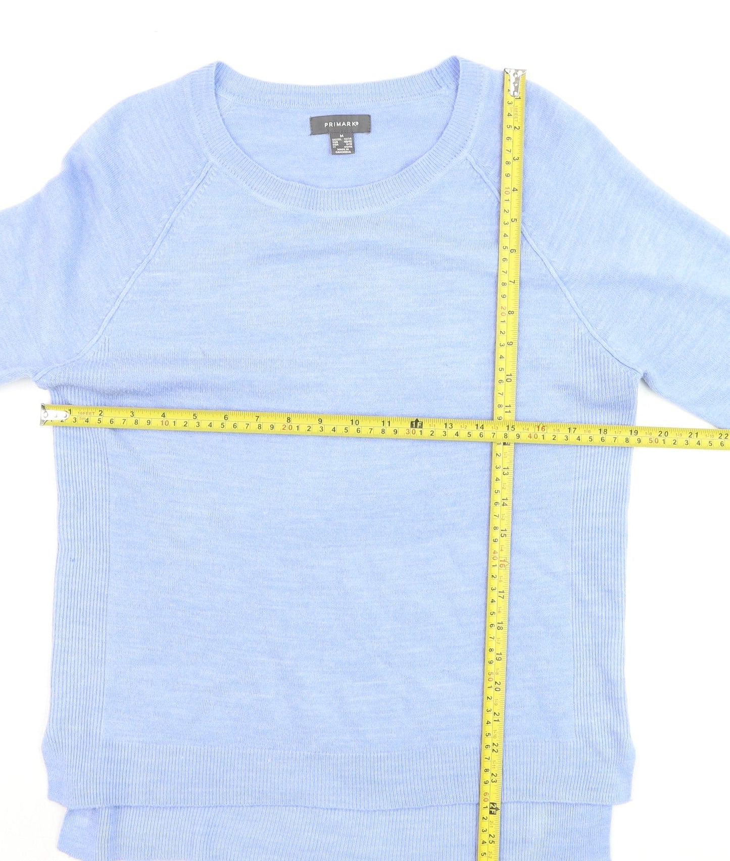 Primark Men’s Blue Medium Crew Neck Pullover Jumper